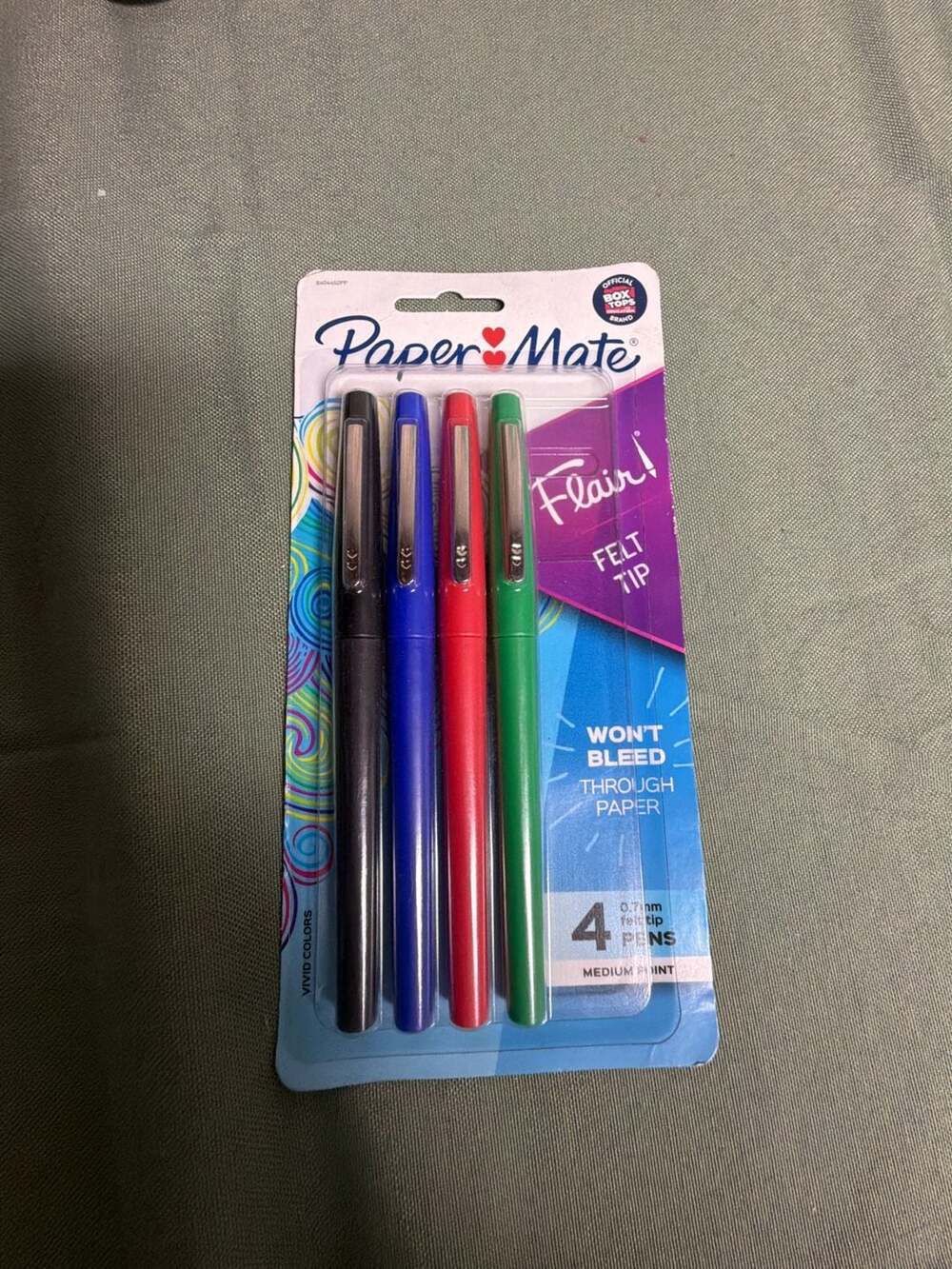 Paper Mate Flair Porous Point Pens Medium Point 0.7 mm Assorted Ink Colors Pack